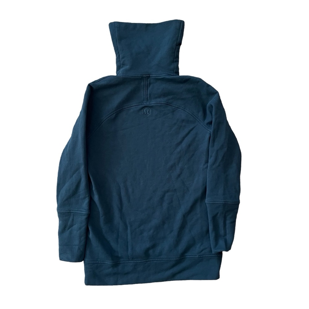 Lululemon - To You Tunic - Turtleneck Sweatshirt with Pockets - Teal - S